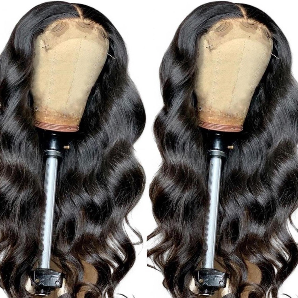 24-inch handmade 4x4 lace closure wig